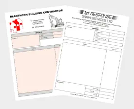NCRs are suitable for Business Forms of all types, from Delivery Notes to Restaurant Order Pads or Sales Invoices