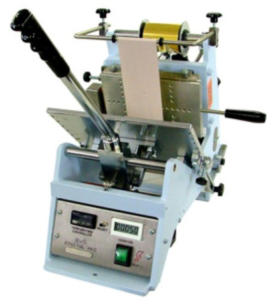 This is a Polydiam HF-85 foil stamping machine